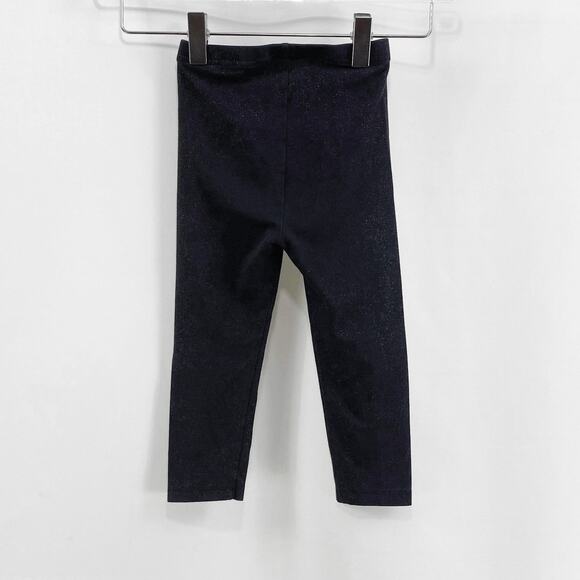 JUMPING BEANS Black Cotton Glitter Speck Toddler Girls Leggings - Picture 5 of 9